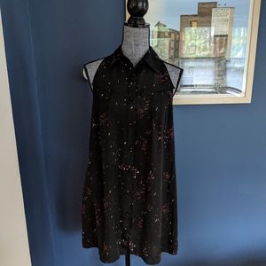 Urban outfitter sleeveless black dress
